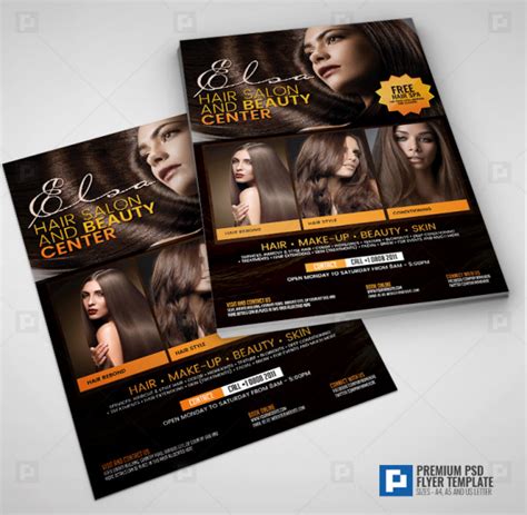 Hair Salon Flyer Psdpixel