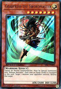 Gearfried The Swordmaster Speed Duel Scars Of Battle Yu Gi Collectgram