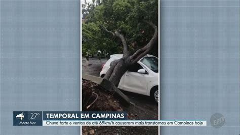 Temporal Granizo E Ventos De At Km H Derruba Mais Rvores