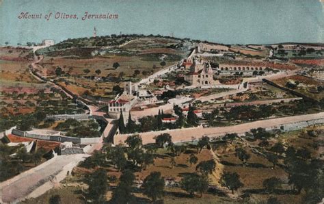 Mount of Olives Jerusalem, Israel Postcard