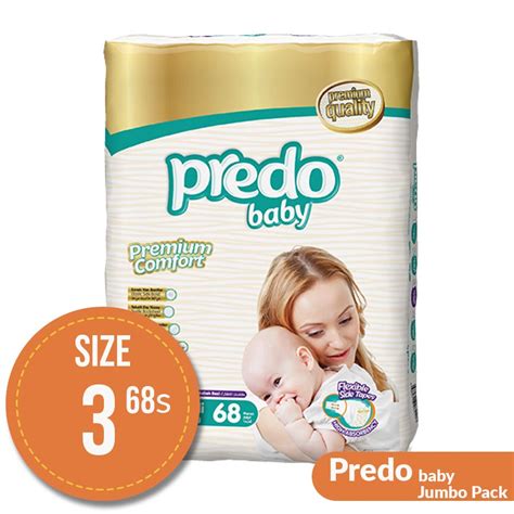Predo Baby Diapers Size 3 Jumbo Pack Midi 68’s – Diaper World