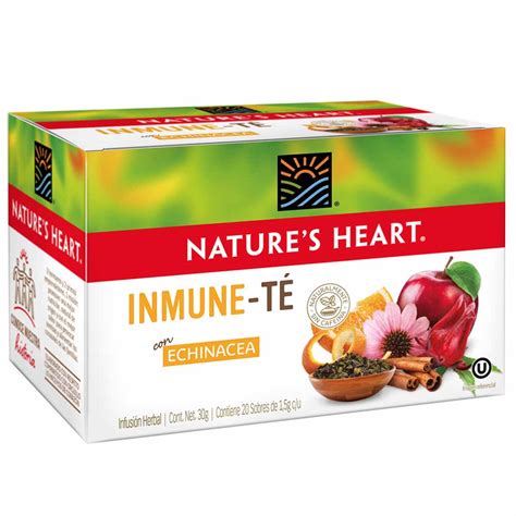 Infusión Natures Heart Te Inmune Caja 20un Real Plaza