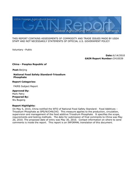 National Food Safety Standard Trisodium Phosphate Docslib