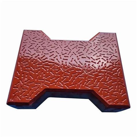 Concrete Red I Shape Paver Block Dimensions Mm Lxb Thickness