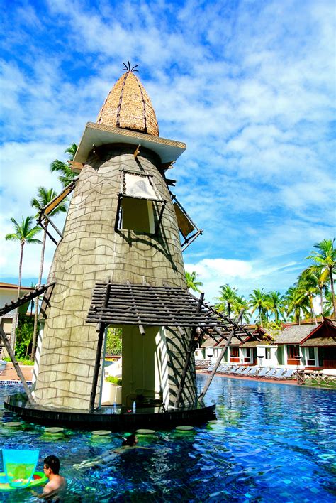 Gambar Pantai Bangunan Liburan Tepi Laut Menara Kolam Renang