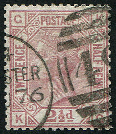 2½d SG 141 Pl 4 VFU well centred part Ma Embassy Philatelists