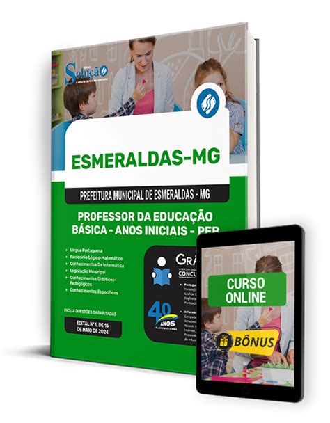 Apostila Prefeitura de Esmeraldas MG 2024 Professor da Educação