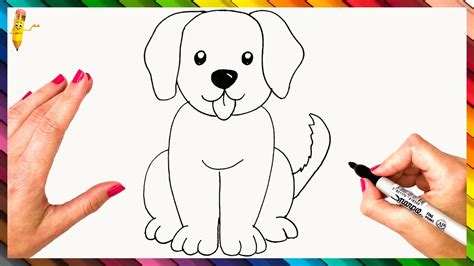 easy drawing   dog    designed   super simple