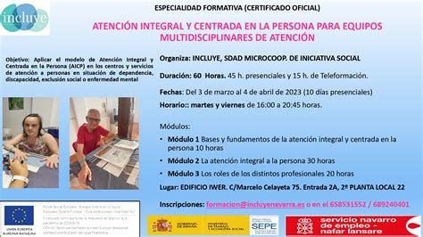 CERTIFICACIÓN OFICIAL ATENCION INTEGRAL Y CENTRADA EN LA PERSONA