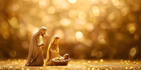 Premium Photo Vintage Nativity Scene With Baby Jesus Mary And Joseph