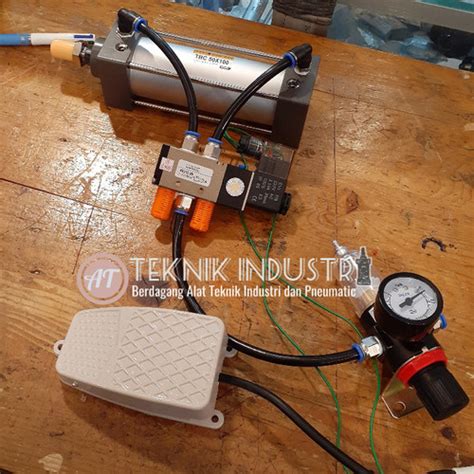 Jual Pneumatic Air Cylinder 50 150 Set Komplit Foot Switch Jakarta Barat Alat Teknik