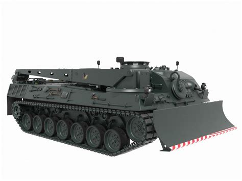 Leopard Bergepanzer 2 Arv 3d Modell 68 Skp 3ds Unknown Obj Free3d