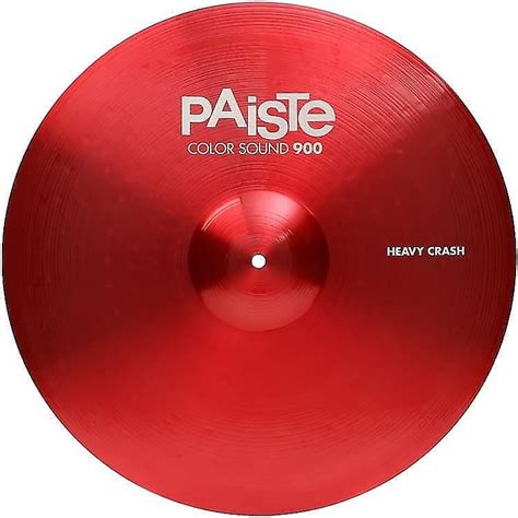 Paiste Color Sound Series Red Heavy Crash Cymbal Reverb