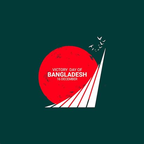 Premium Vector December Happy Victory Day Of Bangladesh Design