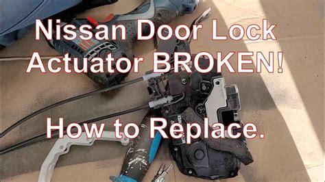 Nissan Door Lock Actuator Youtube