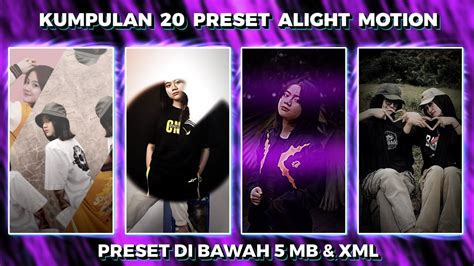 Kumpulan Preset Base Alight Motion Jedag Jedug Sound Kane Terbaru