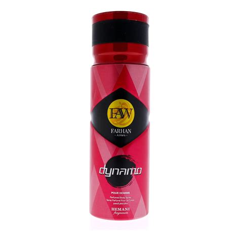 Hemani Farhan Ali Waris Deodorant Dynamo for Men 200ml | Hemani Fragrances