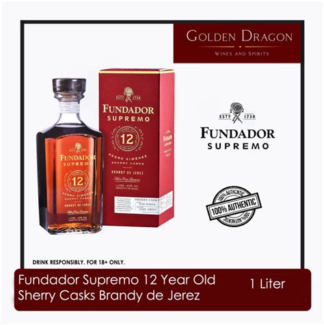 Fundador Supremo 12 Year Old Sherry Casks 1 Liter Lazada Ph