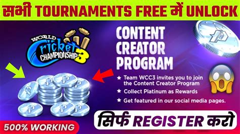 How To Unlock Career Modeall Npl In Wcc3 How To Register Content Creator Program1000 Platinum