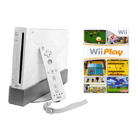 Restored Nintendo Wii Console White With Wii Play Refurbished