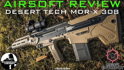 Airsoft Review 223 Silverback Desert Tech MDR X 308 AEG Airsoft