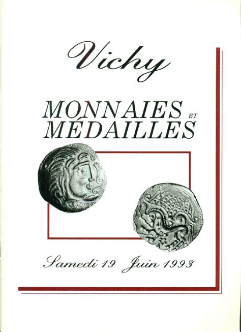 Vichy Monnaies Et M Dailles Collection P Et Divers Importantes