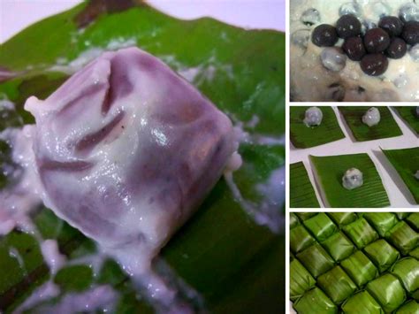 Cara Nak Buat Kuih Koci Pulut Hitam