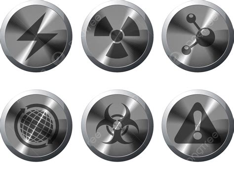 Conjunto De Iconos De Ciencia Estructura Molecular Máscara De Gas Icono