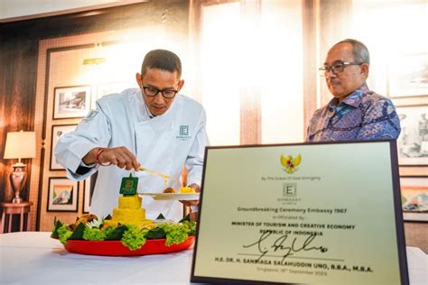 Siaran Pers Menparekraf Pembangunan Restoran Embassy Di