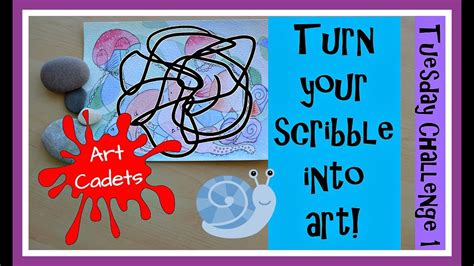 Tuesday Scribble Challenge How To Turn Scribbles Into Art YouTube