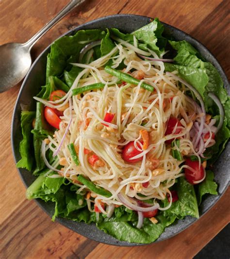 Papaya Salad Som Tam Thai Glebe Kitchen