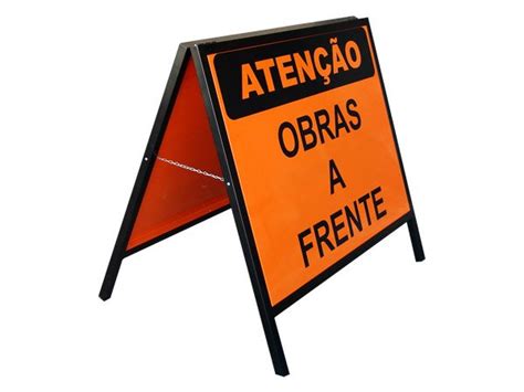 W N Sinaliza O Cavalete Para Obras