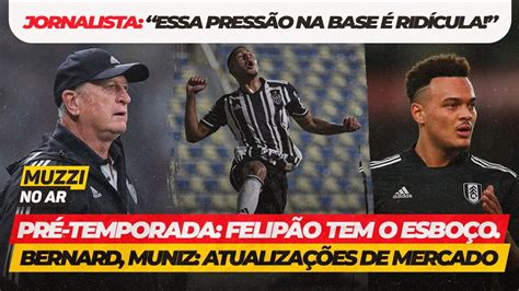 MUZZI NO AR REFORÇOS FONTE REVELA AO CANAL BASE PRESSÃO