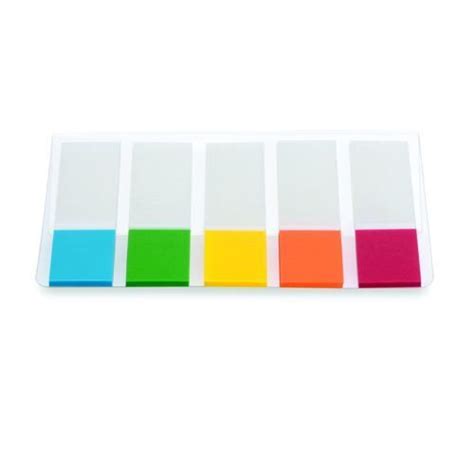 Initiative Film Index Tabs 45x12mm 20 Sheets Of 5 Assorted Colours Pack 100