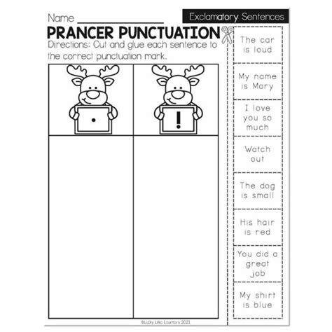 Punctuation Marks Worksheet Digital Worksheets Library