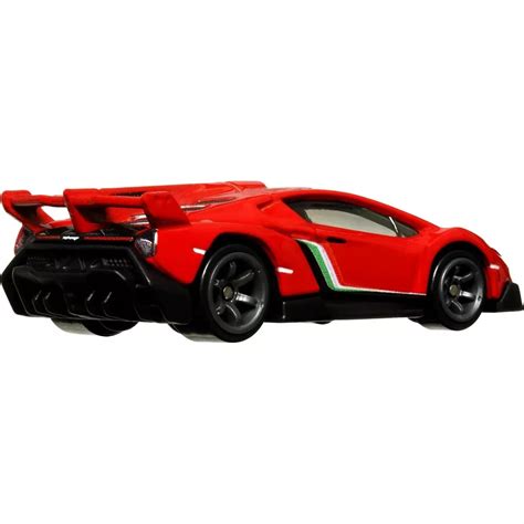 Автомобил Hot Wheels Speed Machines Lamborghini Veneno 1 64 Червен eMAG bg