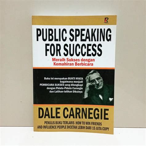 Jual Buku Public Speaking For Success Dale Carnegie Original