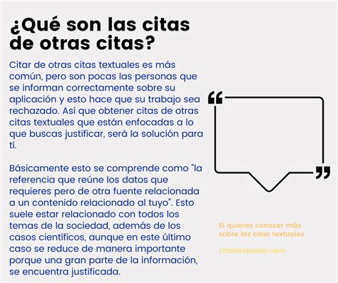 Citas De Citas Textuales Tutorial Usos Y Explicación