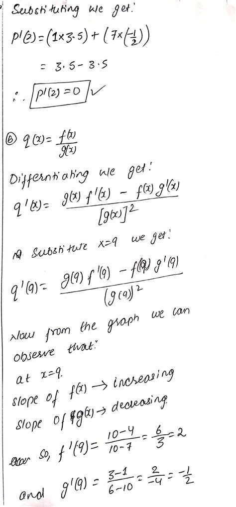 [solved] Use The Graph Of F And G P X F X G X Course Hero