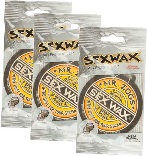 Amazon Sex Wax Air Freshener Pack Coconut Limited Edition Automotive