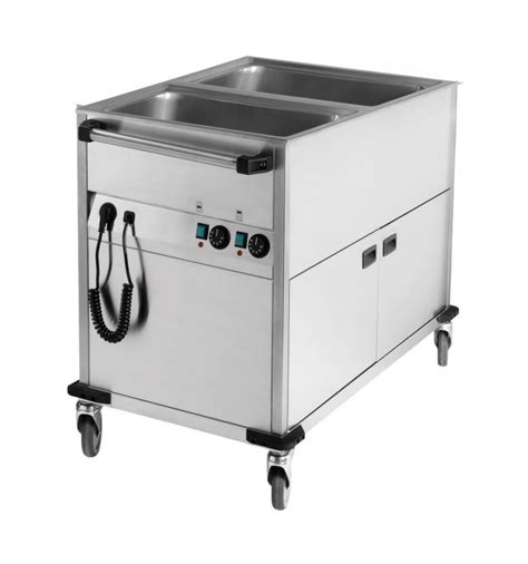 Bain Marie Wagen F R X Gn Mit Beheiztem Unterschrank Ingastro