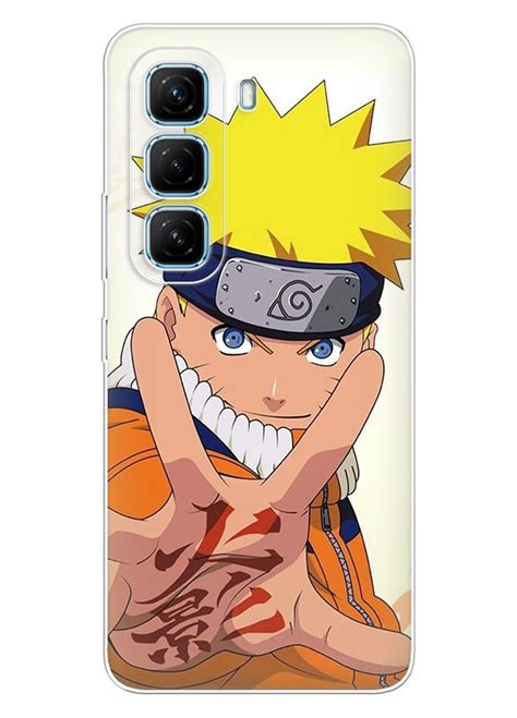 Бампер для Infinix Hot 50 Pro Plus 4G из силикона Магическая рука Наруто