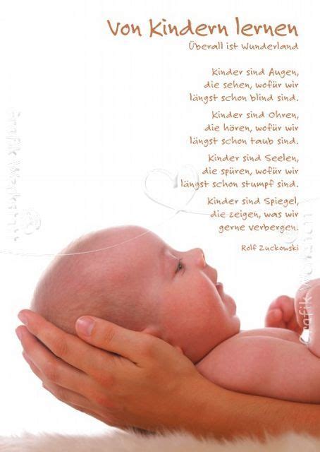 Sch Ne Spr Che Zur Geburt Geburt Baby Baby Quotes Und Birth