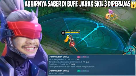 AKHIRNYA HERO SABER DI BUFF SKIL 3 DIPERLUAS ADA SKIL SABER MIRIP