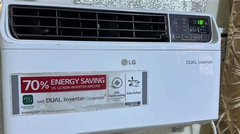 LG DUAL INVERTER air conditioner W/ WIFI .8hp, TV & Home Appliances ...