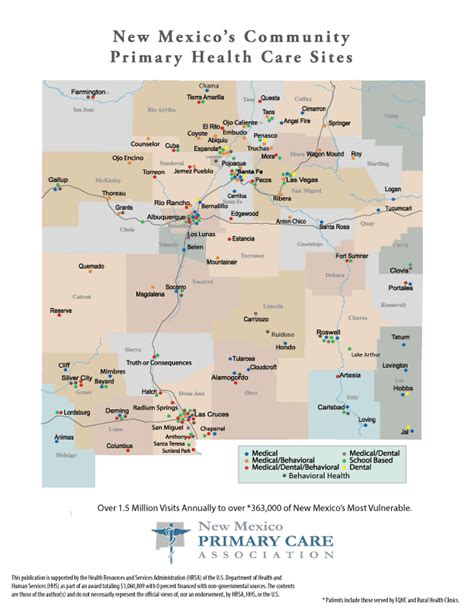 Map - New Mexico Primary Care Association