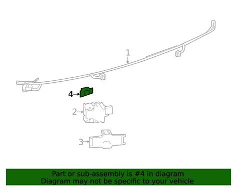 Parking Aid System Wiring Harness Clip For