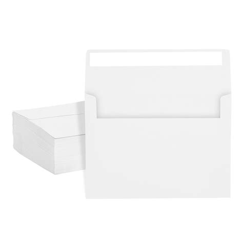 White A7 Envelopes for Invitations, Square Flap for 5x7 Greeting Cards, Birthdays, Weddings (200 ...