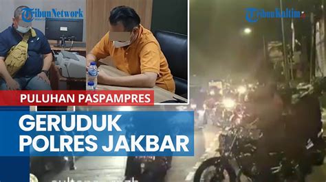 Puluhan Paspampres Geruduk Polres Jakbar Cari Oknum Polisi Yang Dinilai