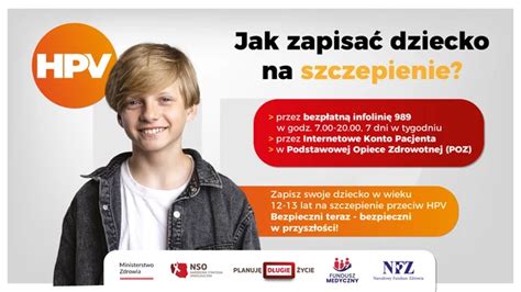 Ruszaj Bezp Atne Szczepienia Przeciw Hpv Dla I Latk W